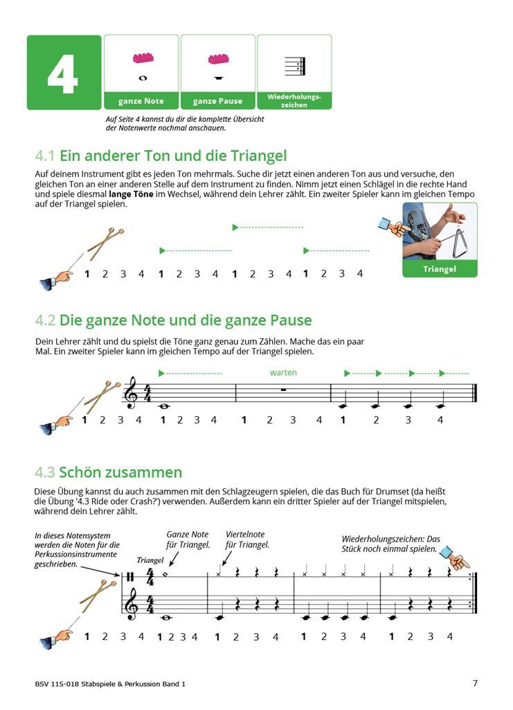 Gemeinsam Lernen & Spielen 1 Stabspiele & Perkussi: Autres Percussions à Clavier