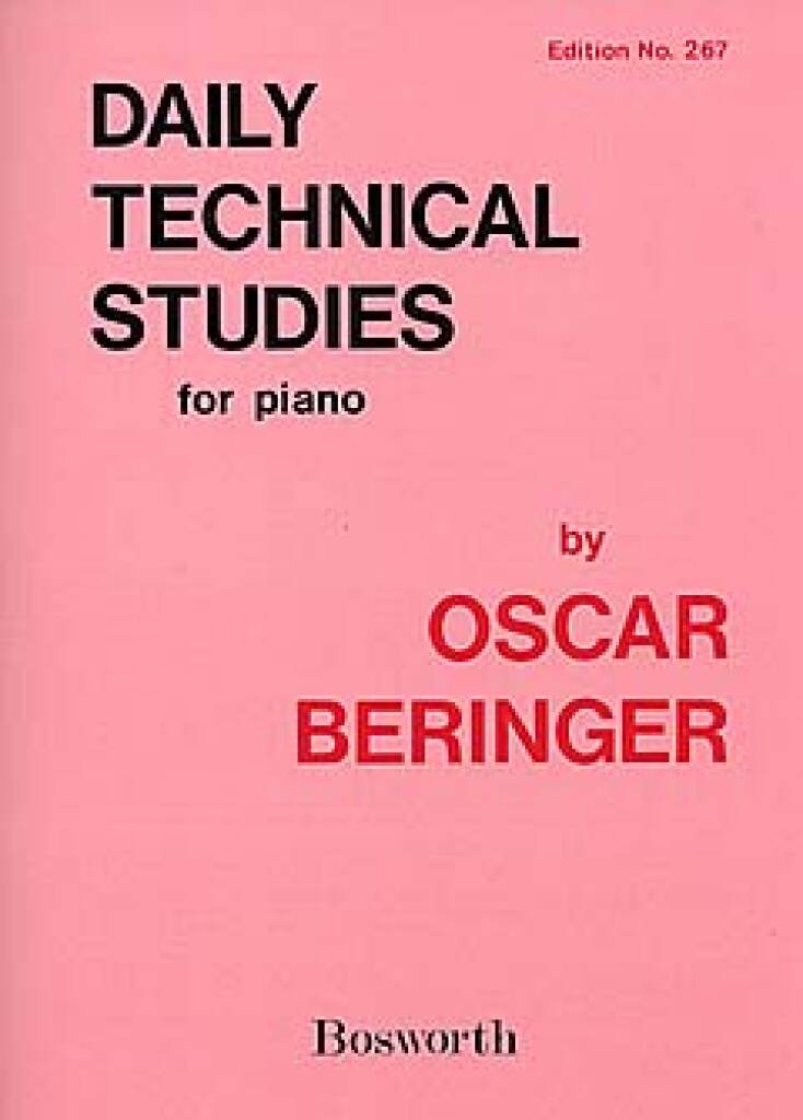 Daily Technical Studies For Piano