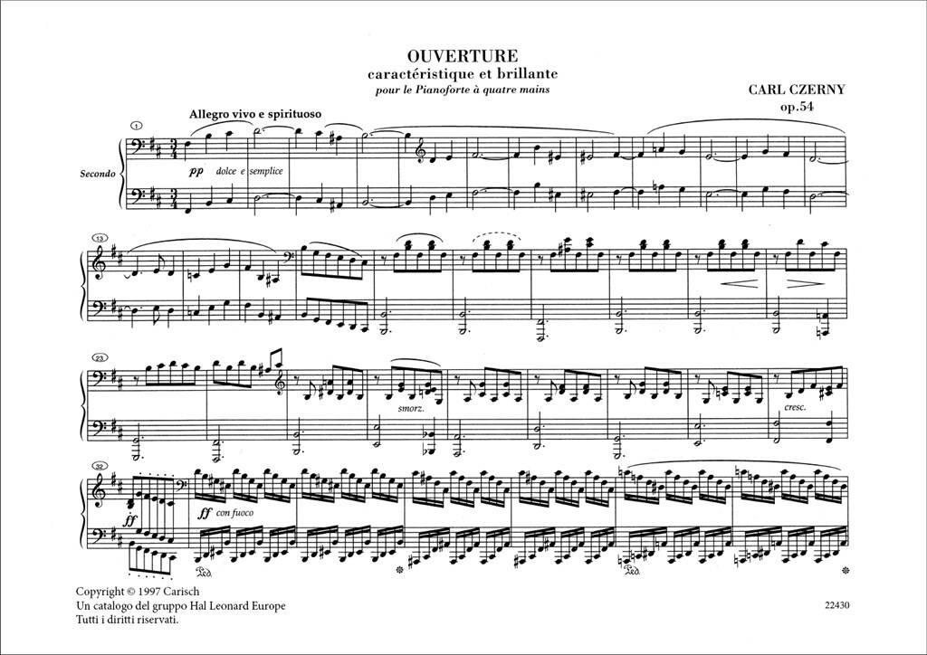 Ouverture Caracteristique Et Brillante Op.54