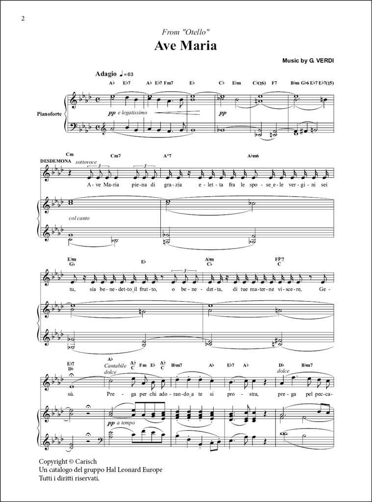 Giuseppe Verdi: Ave Maria, da Otello: Chant et Piano