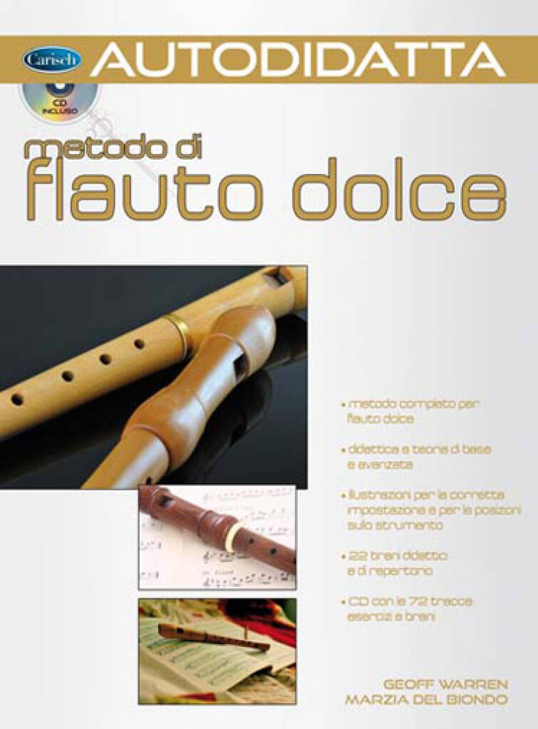 Marzia del Biondo: Autodidatta Metodo Per Flauto Dolce: Flûte à Bec Alto