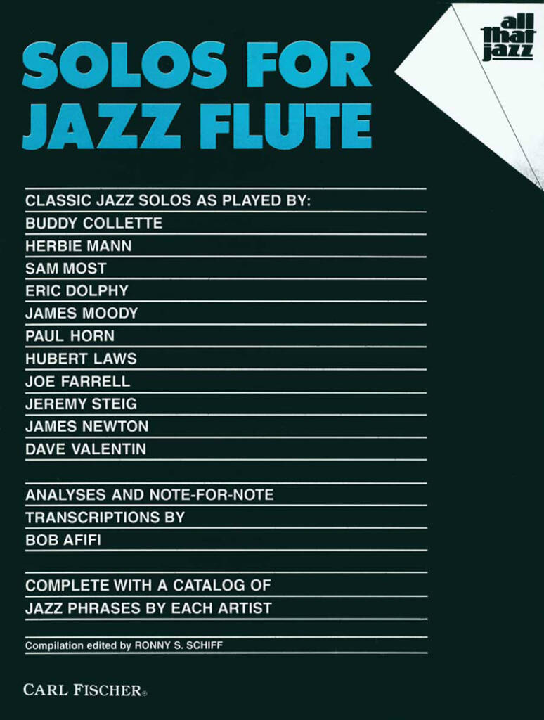 Chick Corea: Solos for Jazz Flute: (Arr. Bob Afifi): Solo pour Flûte Traversière