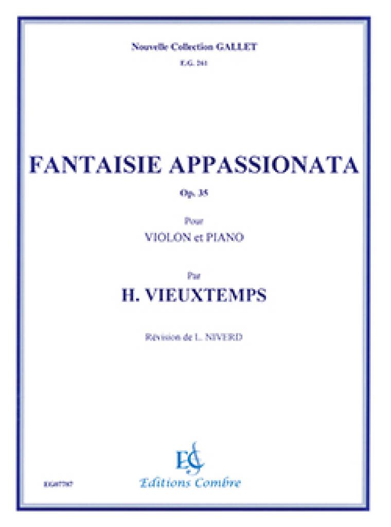 Henri Vieuxtemps: Fantaisie appassionata Op.35: Violon et Accomp.