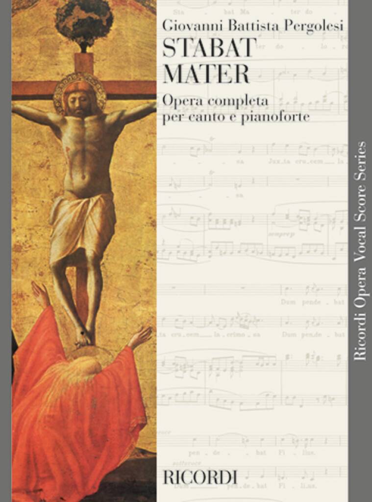 Giovanni Battista Pergolesi: Stabat Mater: Partitions Vocales d'Opéra