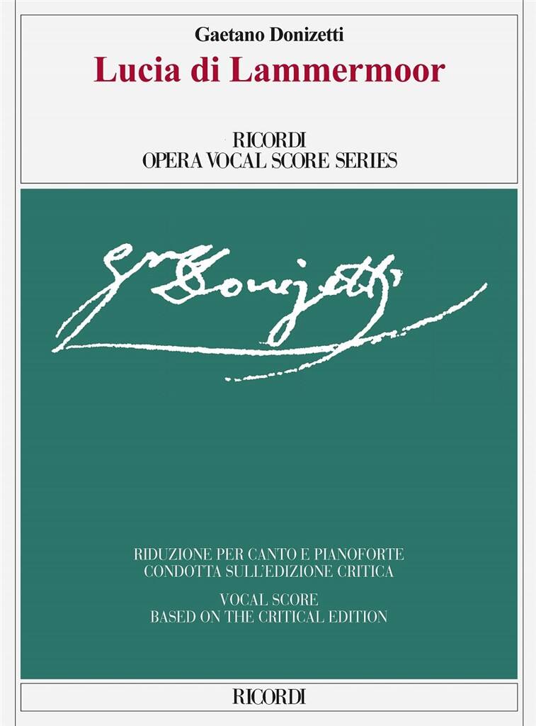 Gaetano Donizetti: Lucia di Lammermoor: Chant et Piano