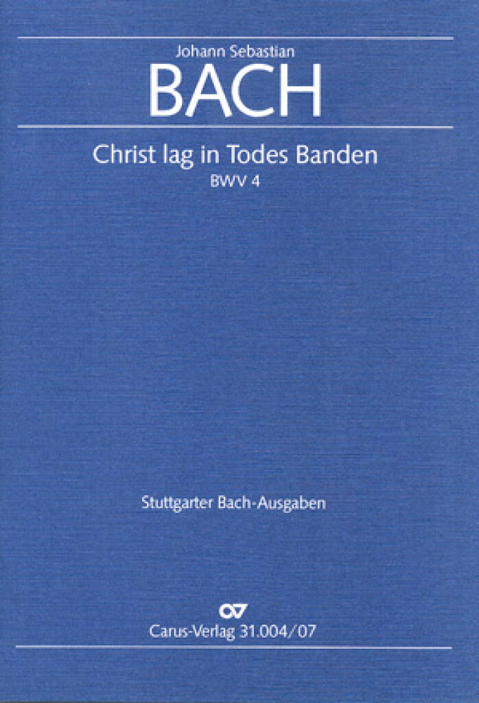 Johann Sebastian Bach: Christ lag in Todesbanden BWV 4: (Arr. Reinhold Kubik): Chœur Mixte et Ensemble