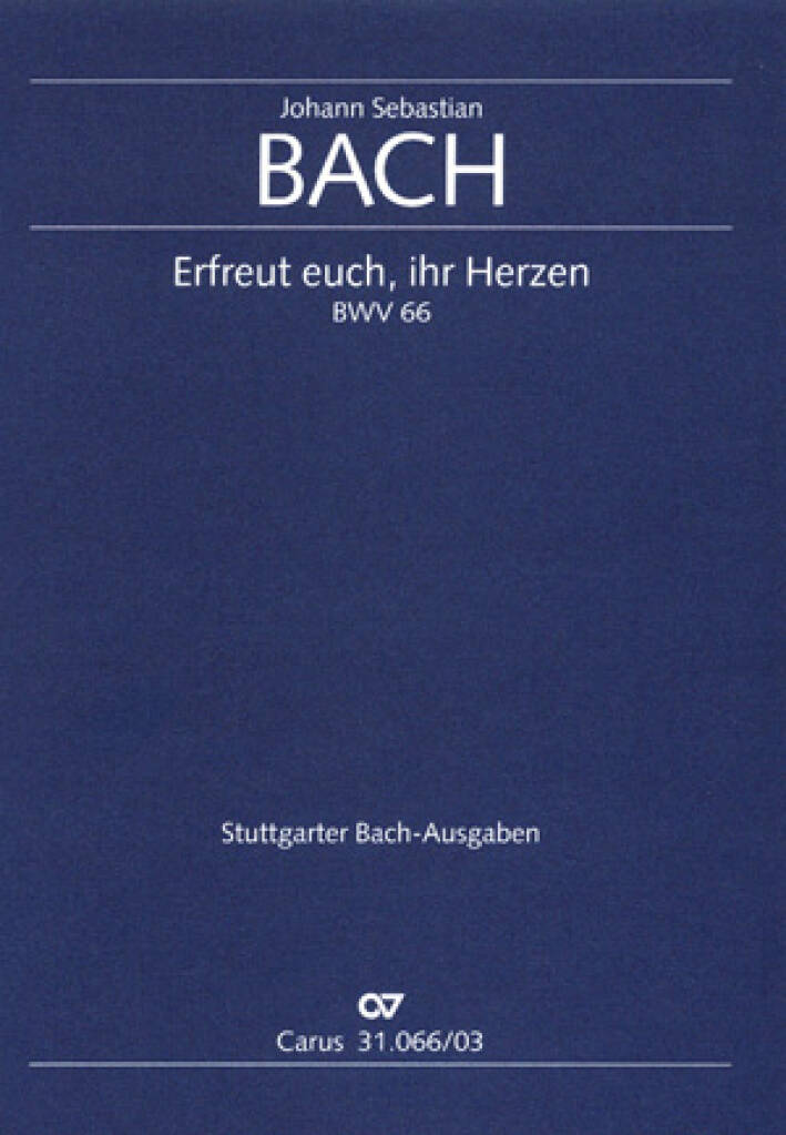 Johann Sebastian Bach: Erfreut euch, ihr Herzen: (Arr. Paul Horn): Chœur Mixte et Ensemble