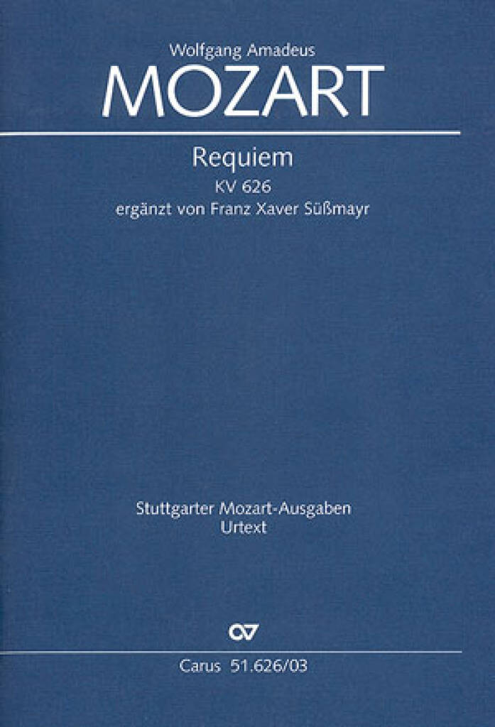 Wolfgang Amadeus Mozart: Requiem KV 626: (Arr. Paul Horn): Chœur Mixte et Ensemble