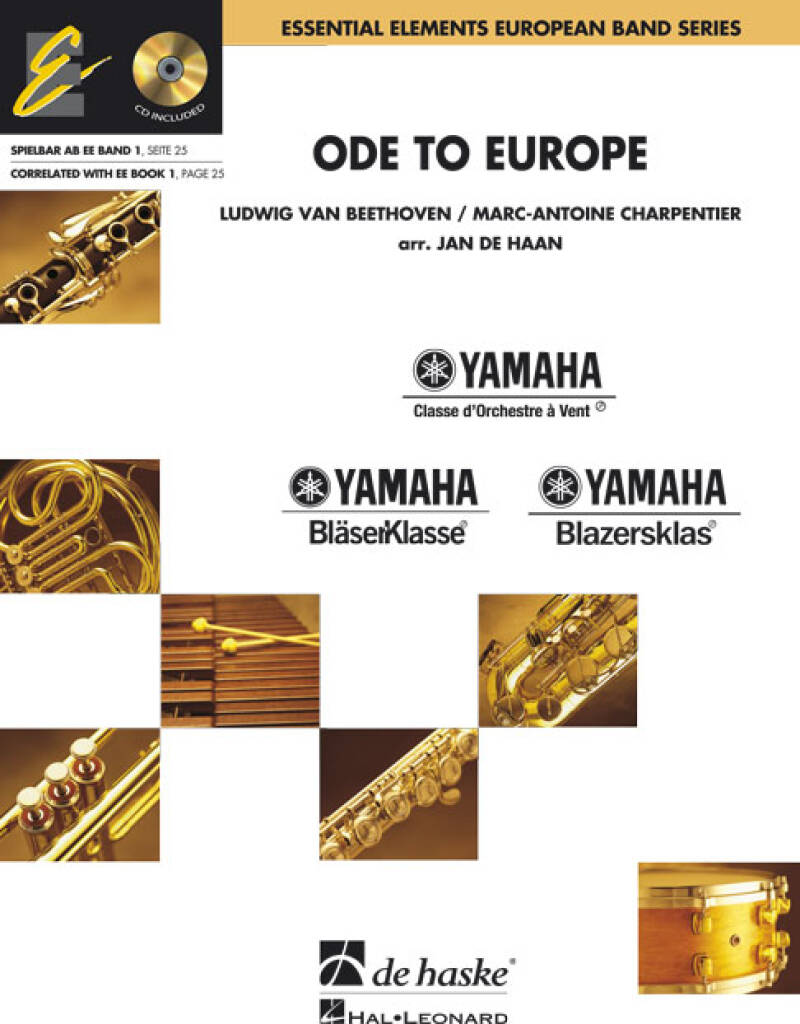 Ludwig van Beethoven: Ode to Europe: (Arr. Jan de Haan): Orchestre d'Harmonie