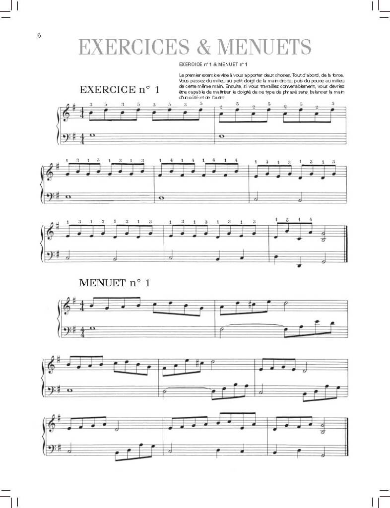Piano Jazz - Exercices, menuets, études & pièces