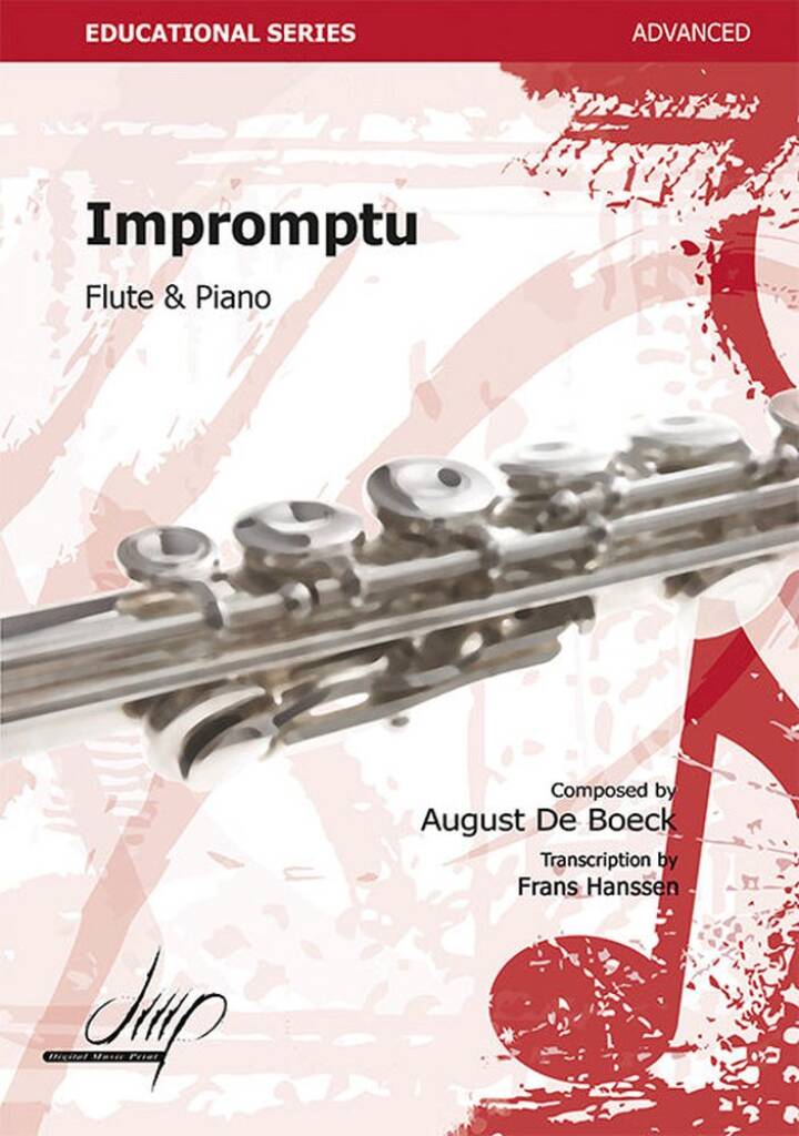 August de Boeck: Impromptu: (Arr. Frans Hanssen): Flûte Traversière et Accomp.