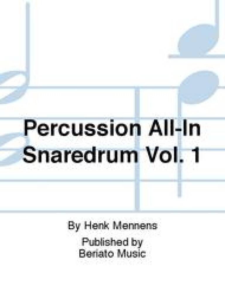 Percussion All-In Snaredrum Vol. 1 (deutsch)