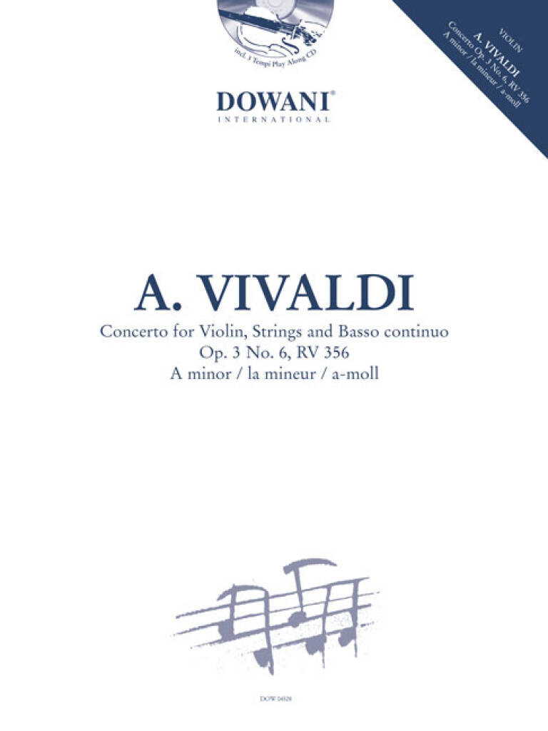 Antonio Vivaldi: Concertino Op. 3 No. 6, RV 356 in A-Minor: Solo pour Violons