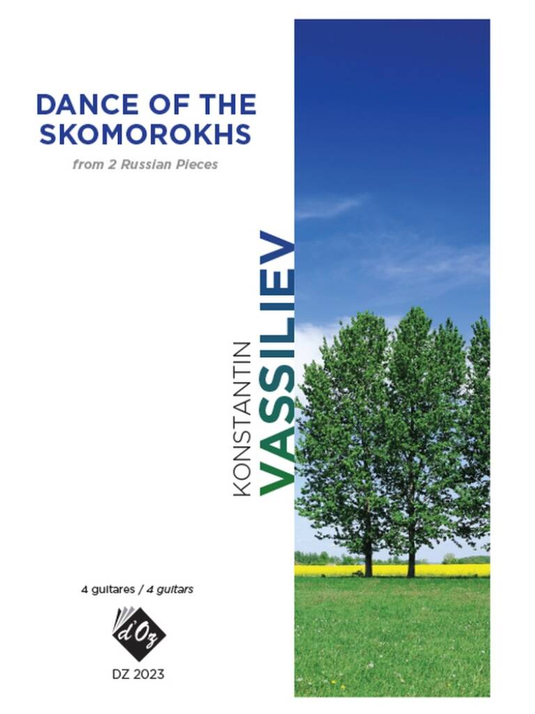 Konstantin Vassiliev: Dance of the Skomorokshs: Trio/Quatuor de Guitares