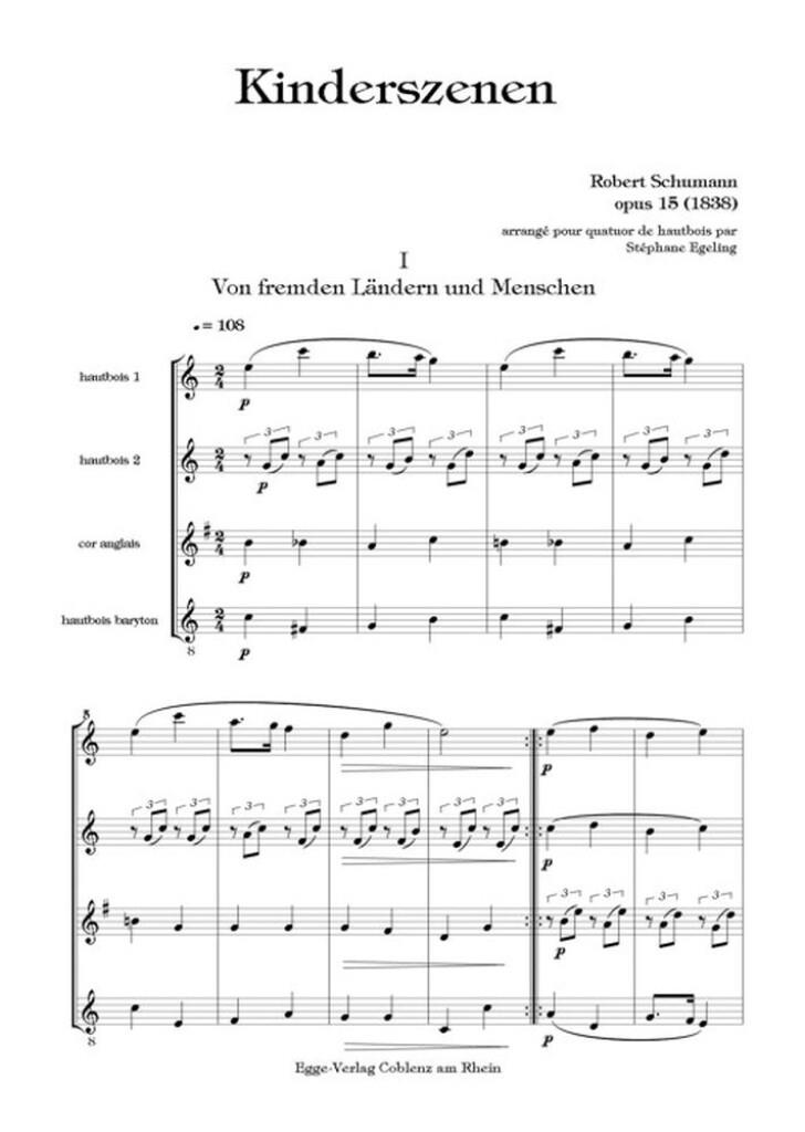 Robert Schumann: Kinderszenen: Bois (Ensemble)