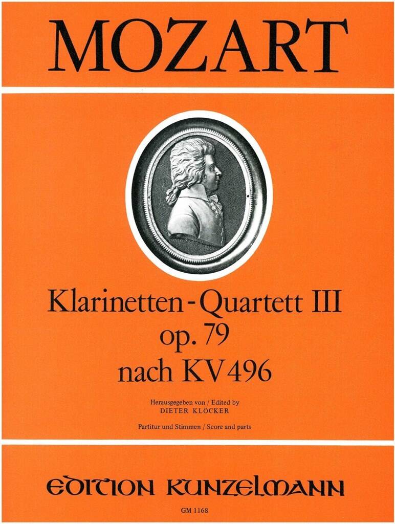 Wolfgang Amadeus Mozart: Klarinetten-Quartett Nr. 3: Ensemble de Chambre
