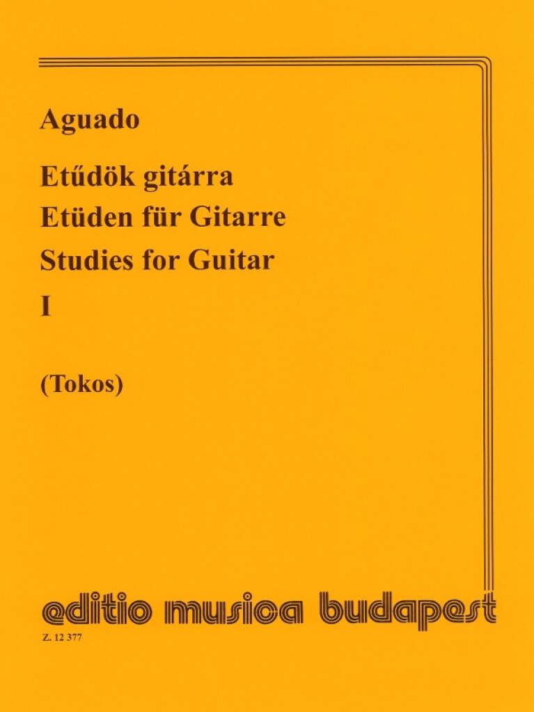 Dionisio Aguado: Etüden für Gitarre: Solo pour Guitare