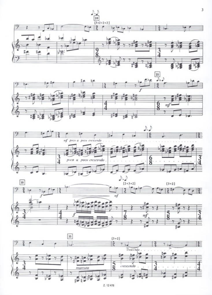 Frigyes Hidas: Rhapsody: Trombone et Accomp.