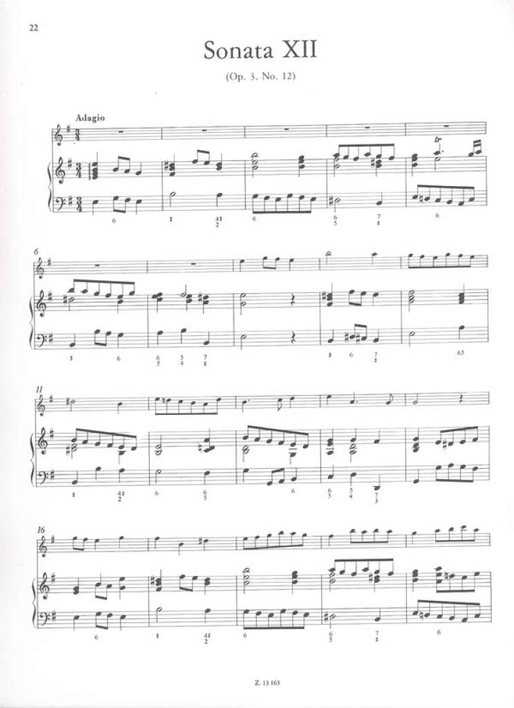 Jean-Baptiste Loeillet: 12 Sonate Op. 3, Vol. 4 (No. 10-12): Flûte Traversière et Accomp.