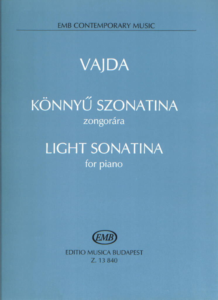 János Vajda: Leichte Sonatine: Solo de Piano