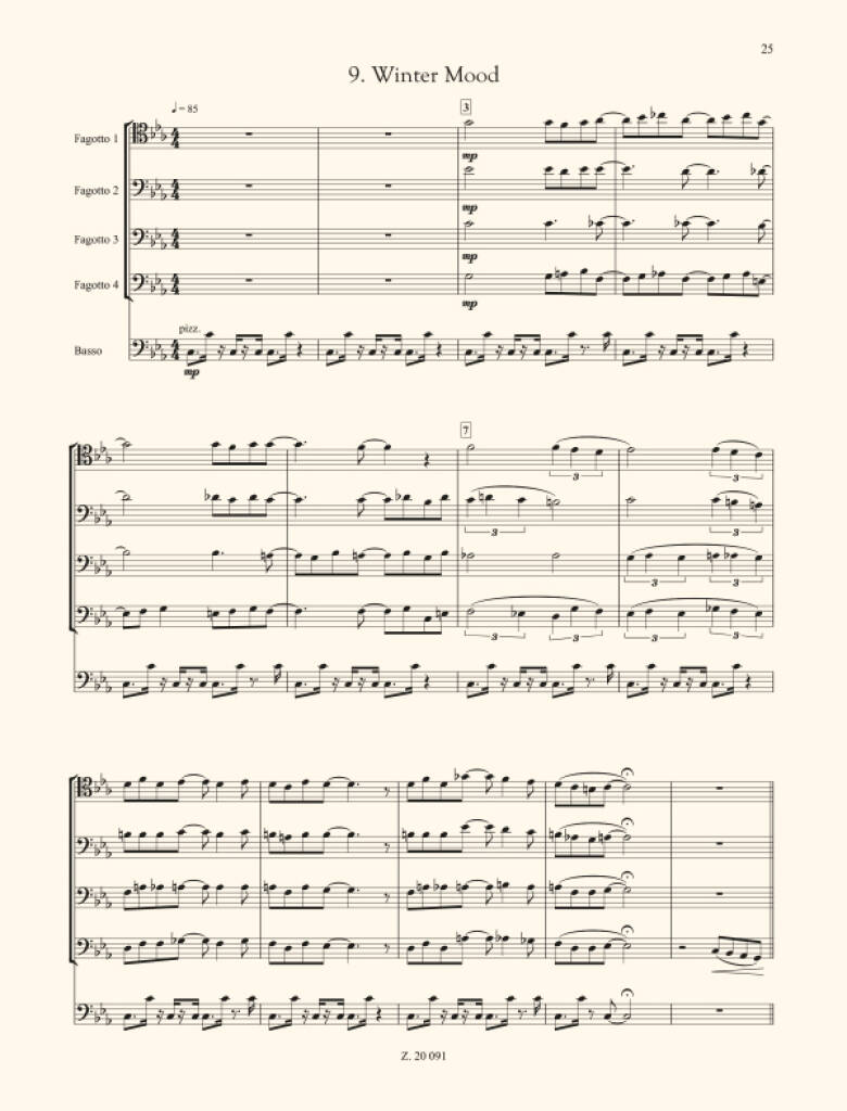 Tibor Csuhaj-Barna: Corridoors: Basson (Ensemble)