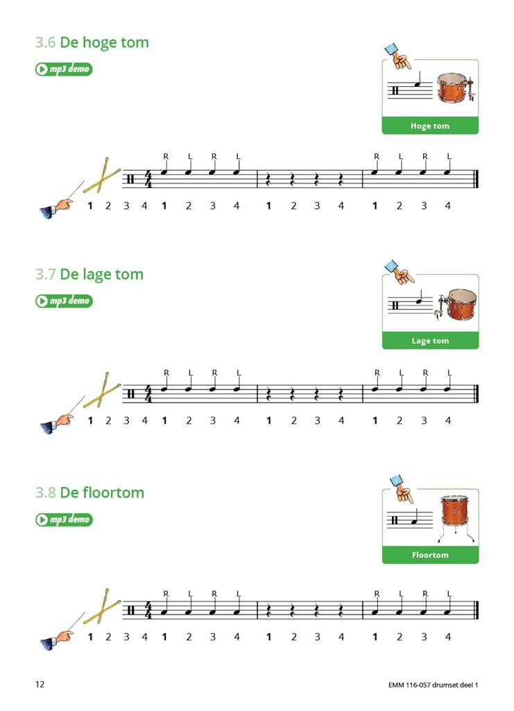 Samen Leren Samenspelen 1 Drumset: Batterie