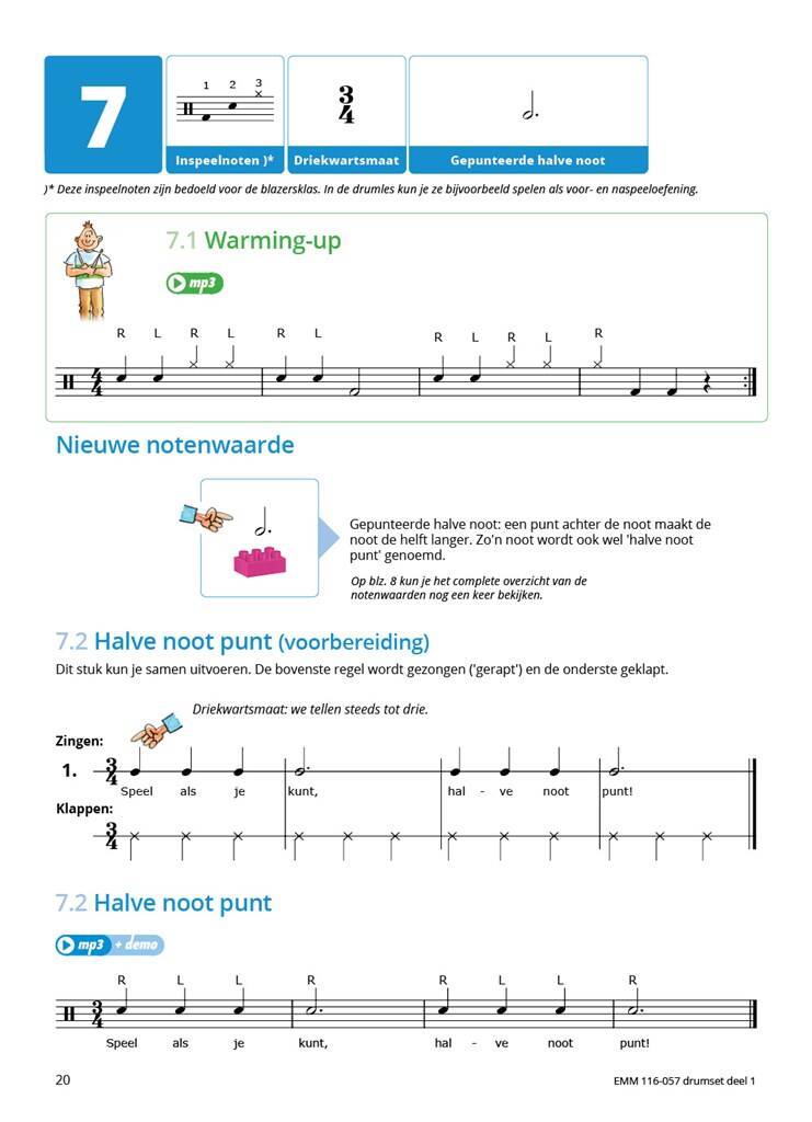 Samen Leren Samenspelen 1 Drumset: Batterie