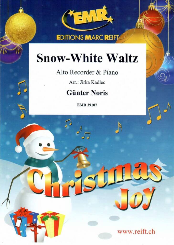 Günter Noris: Snow-White Waltz: (Arr. Jirka Kadlec): Flûte à Bec Alto et Accomp.