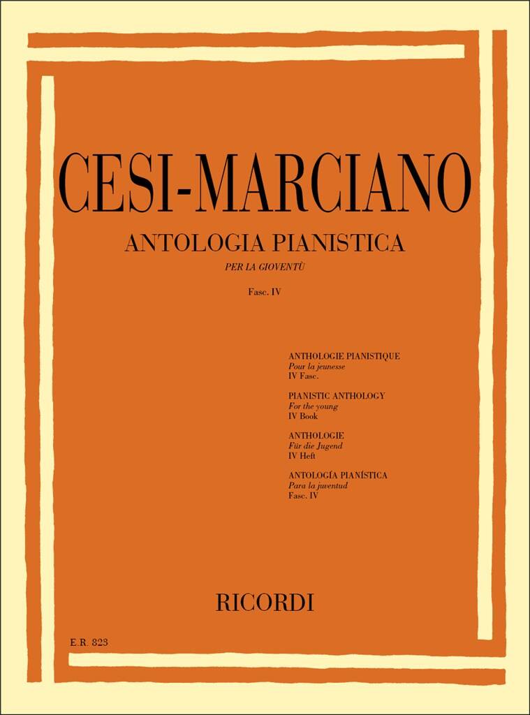 Sigismondo Cesi: Antologia Pianistica Per La Gioventë - Fasc. Iv: Solo de Piano