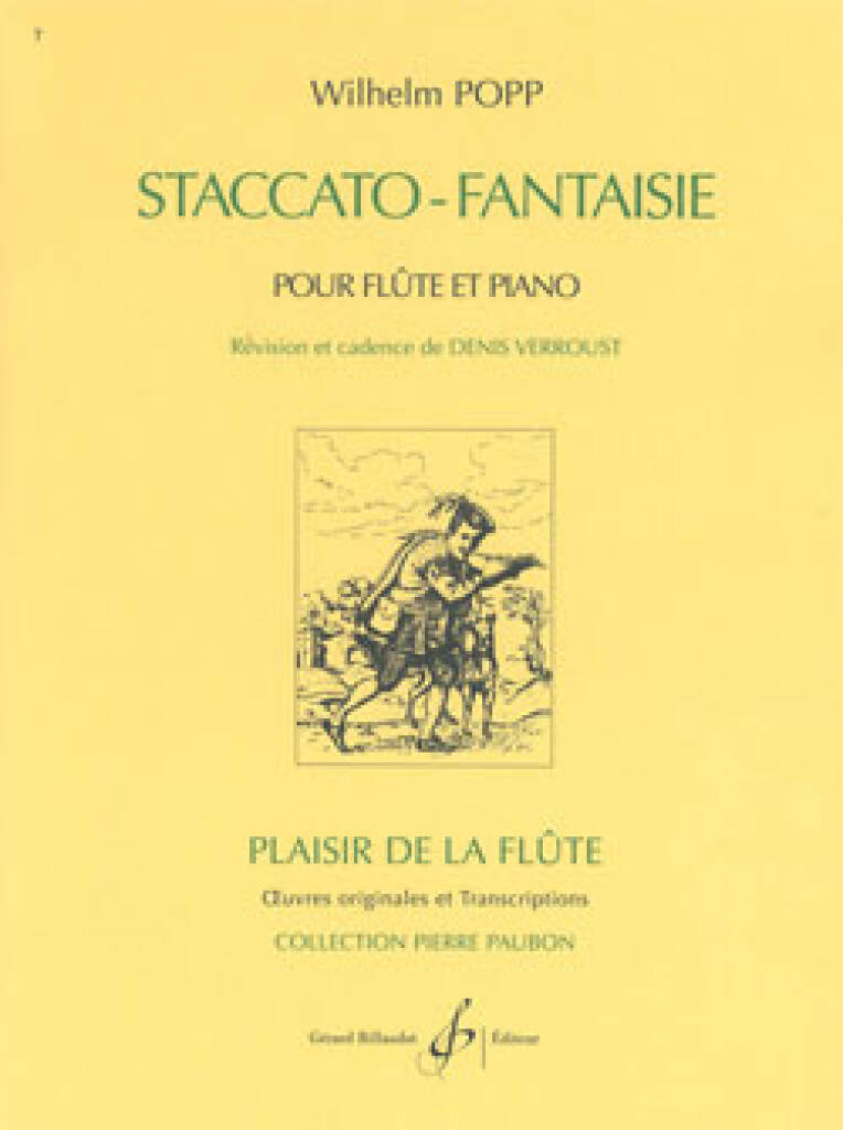 Wilhelm Popp: Staccato Fantaisie: Flûte Traversière et Accomp.