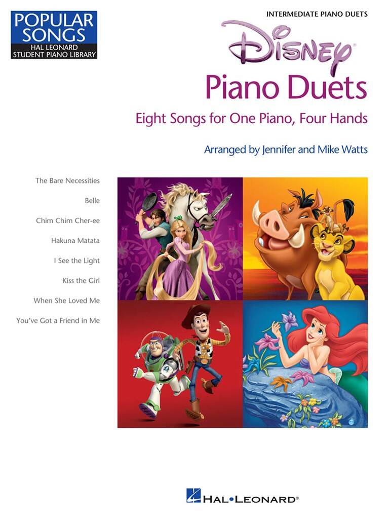 Disney Piano Duets: (Arr. Jennifer Watts): Duo pour Pianos