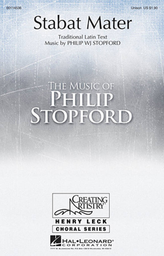 Philip W. J. Stopford: Stabat Mater: Chœur Mixte et Accomp.