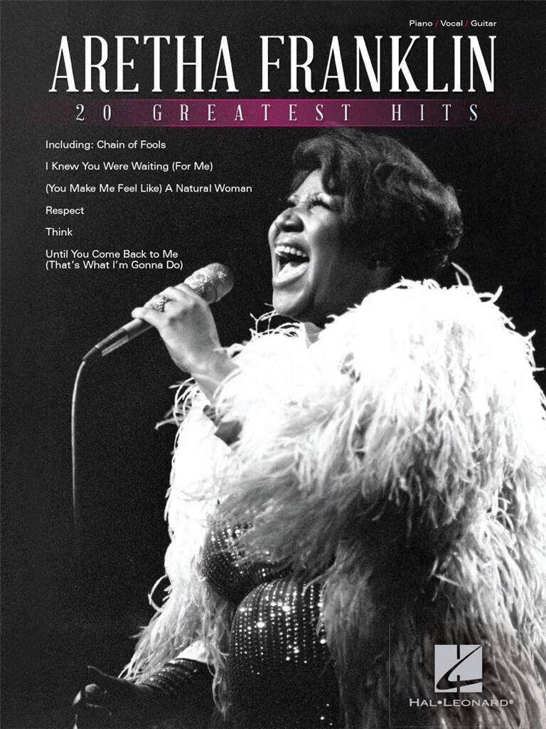 Aretha Franklin: Aretha Franklin - 20 Greatest Hits: Piano, Voix & Guitare