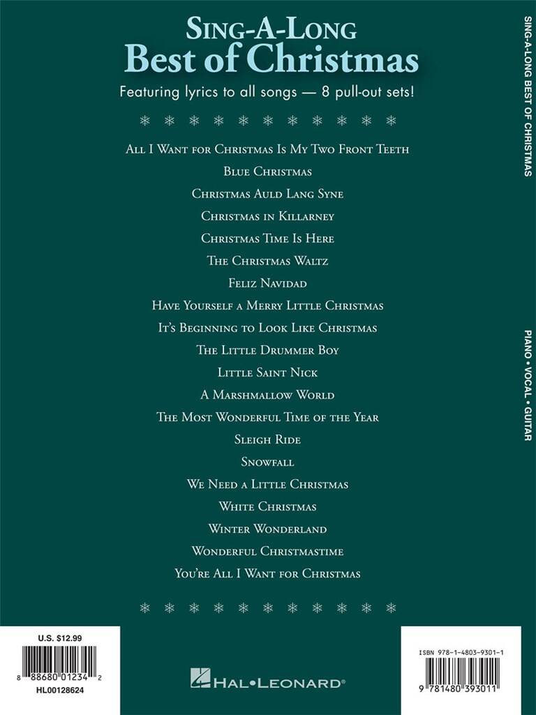 Sing-A-Long: Best of Christmas: Piano, Voix & Guitare