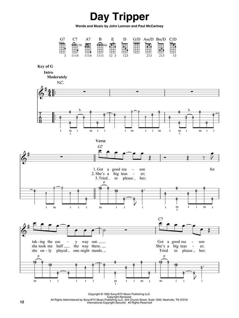 The Beatles: The Beatles Banjo Tab: Banjo