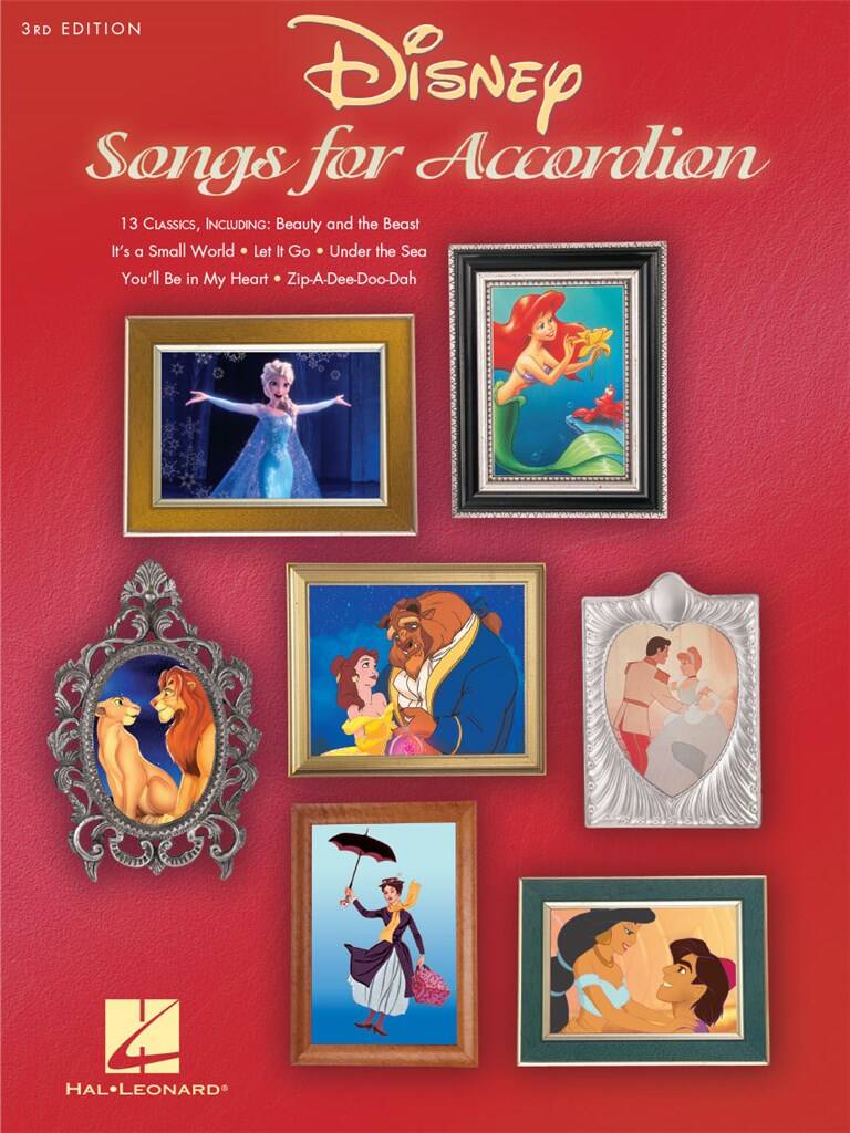 Disney Songs for Accordion - 3rd Edition: Solo pour Accordéon