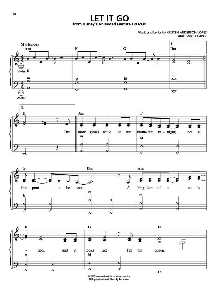 Disney Songs for Accordion: Solo pour Accordéon