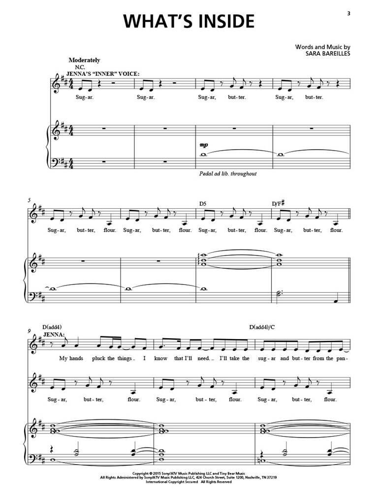 Waitress - Vocal Selections: Chant et Piano