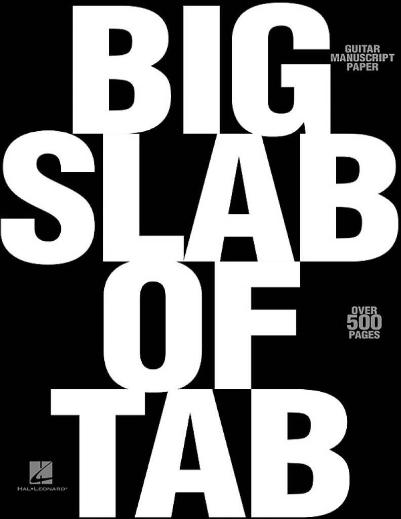 Big Slab of Tab: Papier à Musique