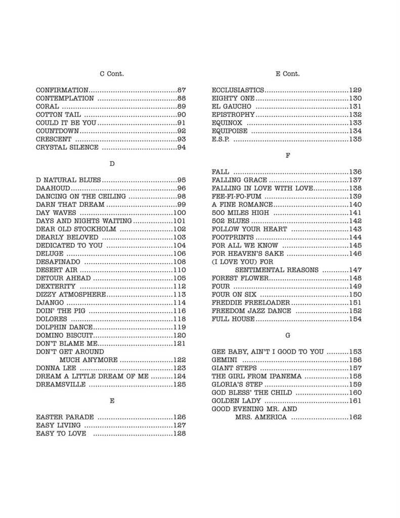 The Real Book - Volume I - Sixth Edition: Instruments en Sib