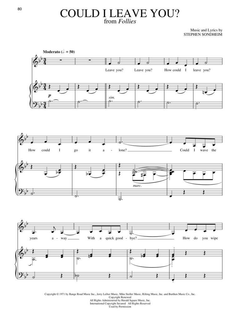 The Stephen Sondheim Collection - Volume 2: Chant et Piano