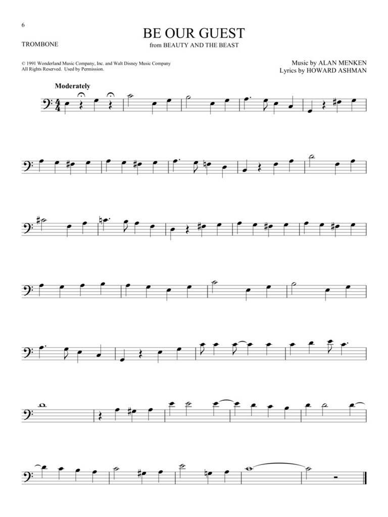 101 Disney Songs: Solo pourTrombone