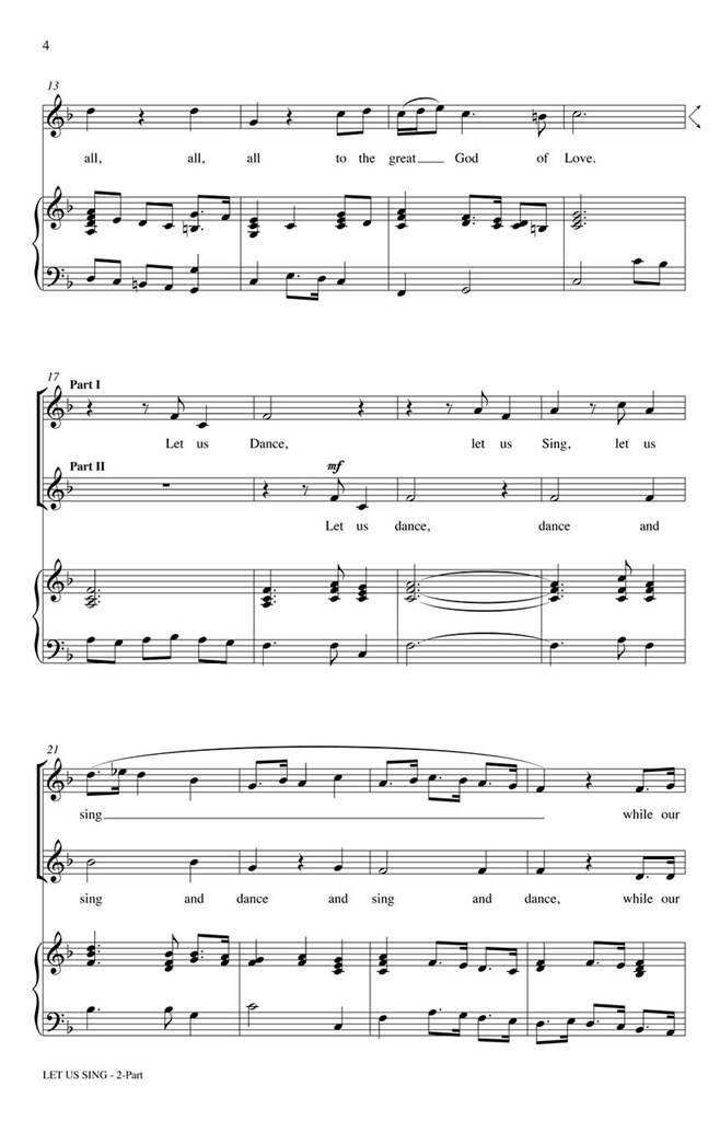 Henry Purcell: Let Us Sing: (Arr. Jill Friedersdorf): Voix Hautes et Accomp.