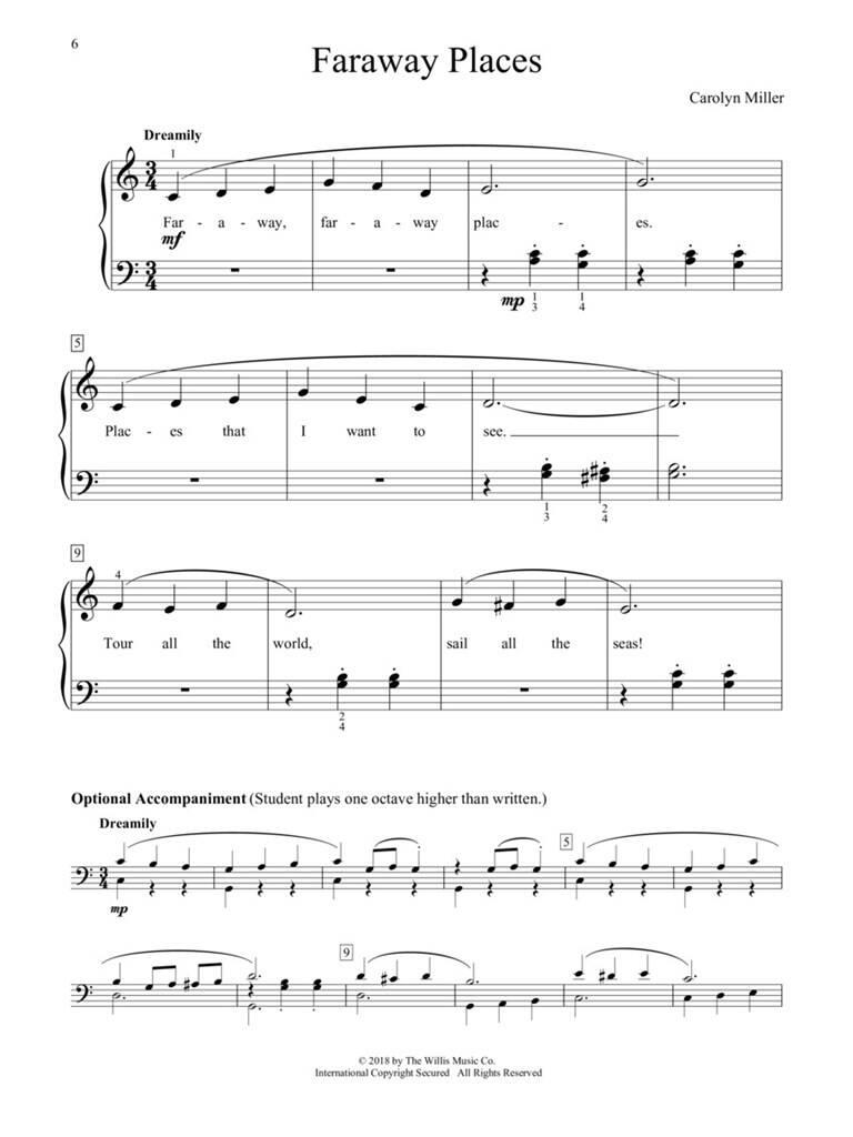 Carolyn Miller: 5 Easy Waltzes: Piano Facile