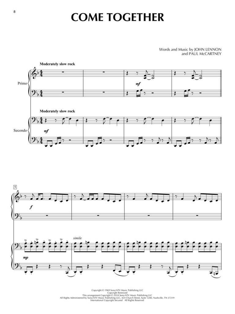 The Beatles: The Beatles for Piano Duet: (Arr. Eric Baumgartner): Piano Quatre Mains