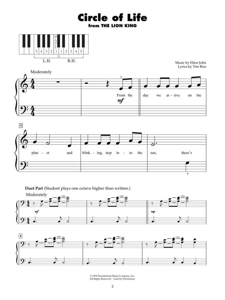 Disney Songs: Solo de Piano