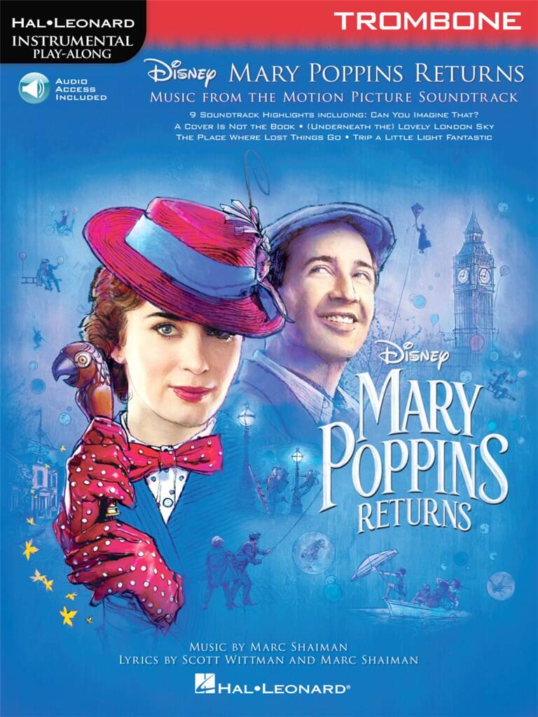Marc Shaiman: Mary Poppins Returns for Trombone: Solo pourTrombone