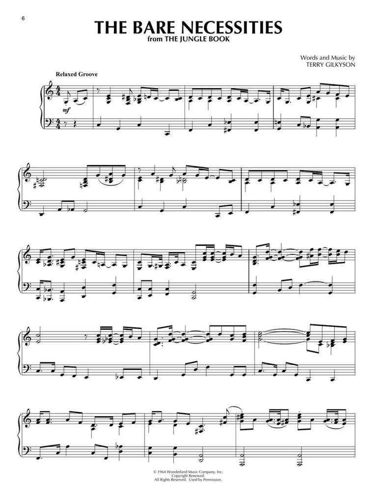 Disney Peaceful Piano Solos: (Arr. Jerry Cleveland): Solo de Piano