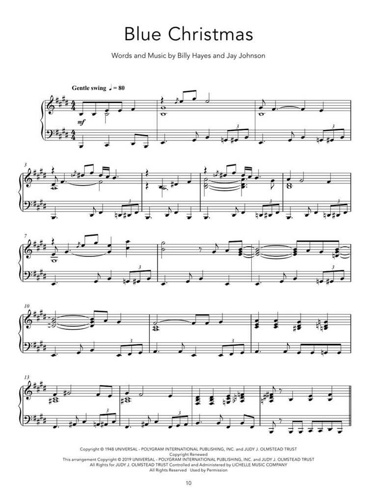 Peaceful Christmas Piano Solos: Piano Facile