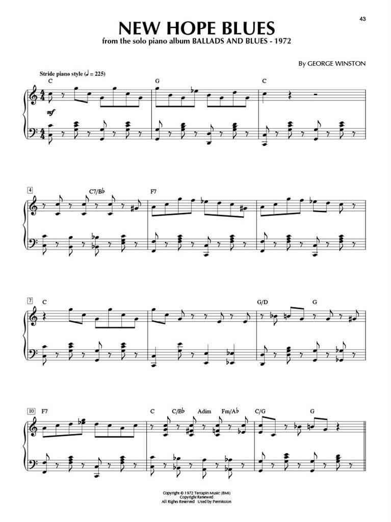 George Winston: George Winston Piano Solos - Pno: Piano Facile